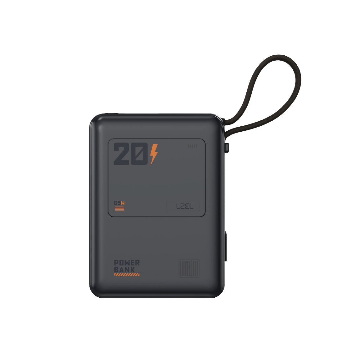 LZEL Zenoflex Surge20 Portable 20000Mah  65W Max Pd Power Bank Dual Usb-C  | Navy Blue