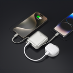 LZEL Neurode Sync Mini 10000Mah  Pd3.0 & Qc 3.0|25.5W|Built-In Type-C & Lighting Power Bank