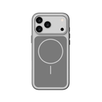 LZEL Regular Magsafe Ring Pattern Case For IPhone 17 Pro | Light Gray