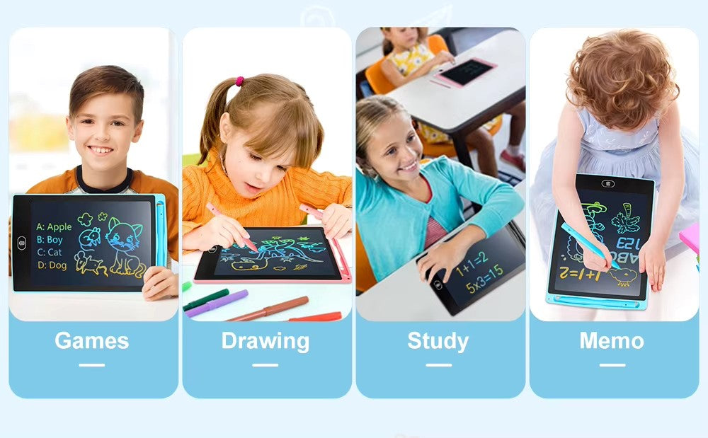 لوحة الرسم الاحترافية بشاشة LCD ملونة مقاس 12 بوصة