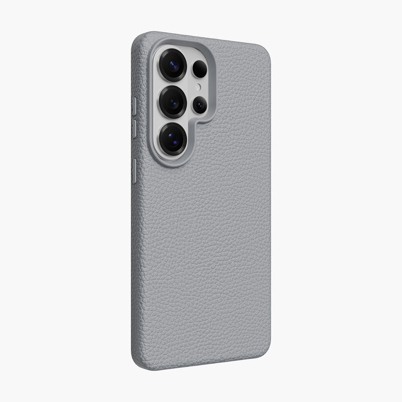  كڤر حماية Keephone Lycucci سيليكون سائل بتصميم جلدي ودعم الشحن اللاسلكي لهاتف Samsung S26 Ultra