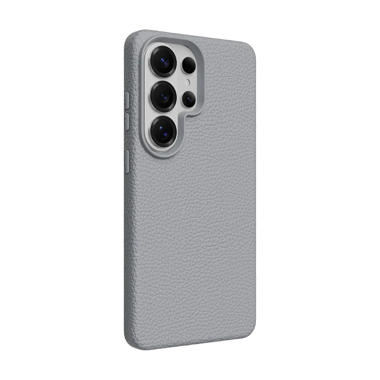  كڤر حماية Keephone Lycucci سيليكون سائل بتصميم جلدي ودعم الشحن اللاسلكي لهاتف Samsung S26 Ultra