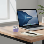 Asli Global Sound Buds Neon Stylist TWS Intelligent  In-ear Bluetooth Headset |Purple