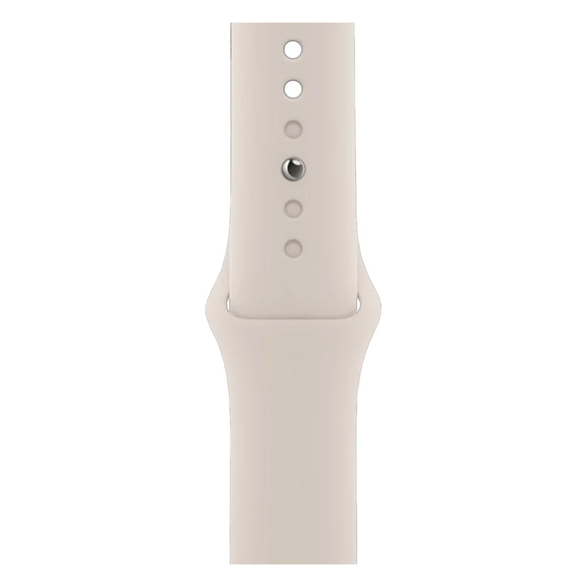Apple Watch Series 8 GPS + Cellular 41mm Starlight Aluminium Case with Starlight Sport Band - Regular