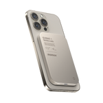 بطارية متنقلة لاسلكية Q.mag مغناطيسية  X1 بسعة 10000 مللي أمبير من Momax | تيتانيوم طبيعي