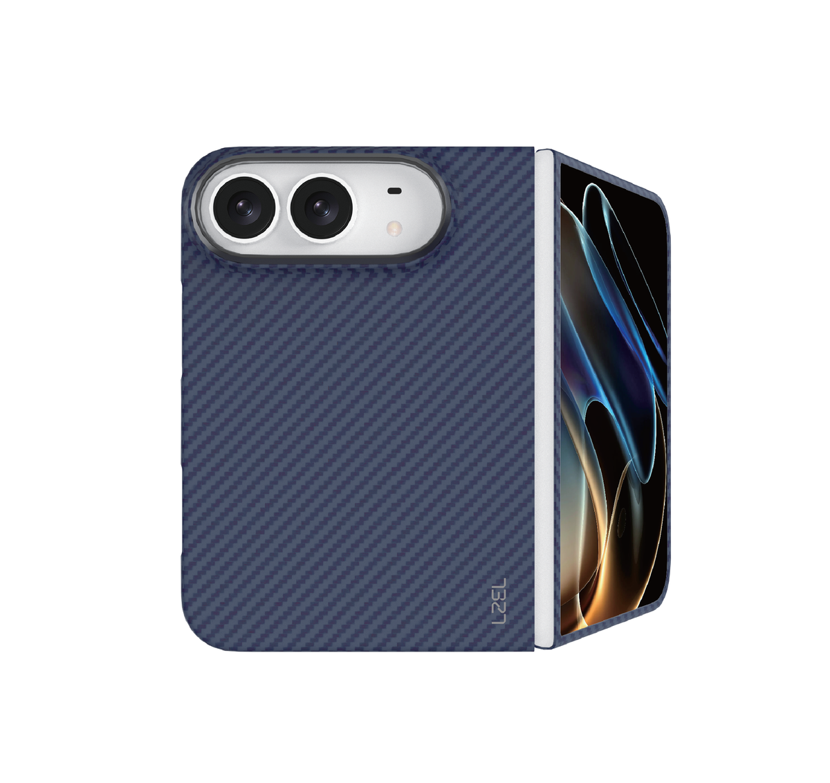 LZEL Kevlar360 Ultra-Slim Real Kevlar MagSafe Case for iPhone Duo