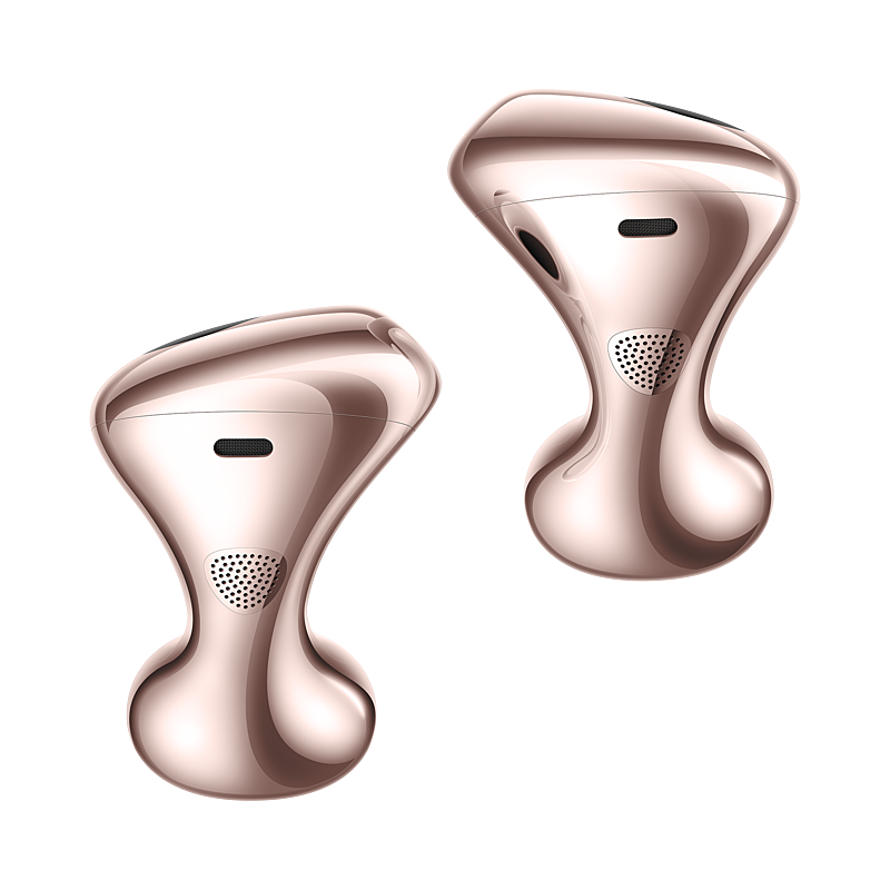 سماعة لاسلكية  FreeBuds 6 من Huawei مفتوحة التصميم بخواص إلغاء الضوضاء النشطة | وردي ذهبي