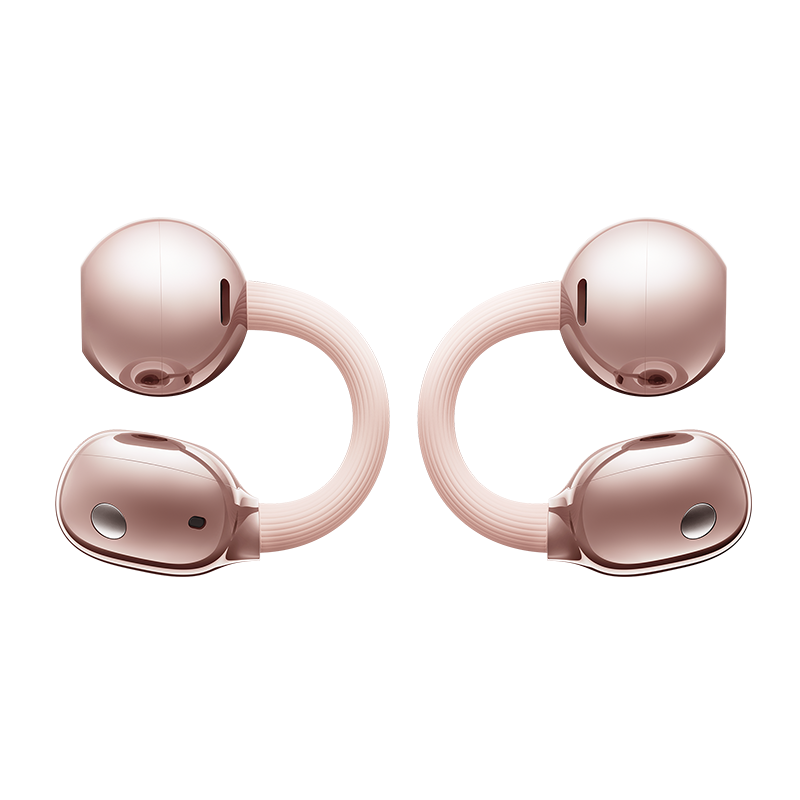 سماعة Huawei FreeClip 2 اللاسلكية + كڤر هدية | ذهبي وردي