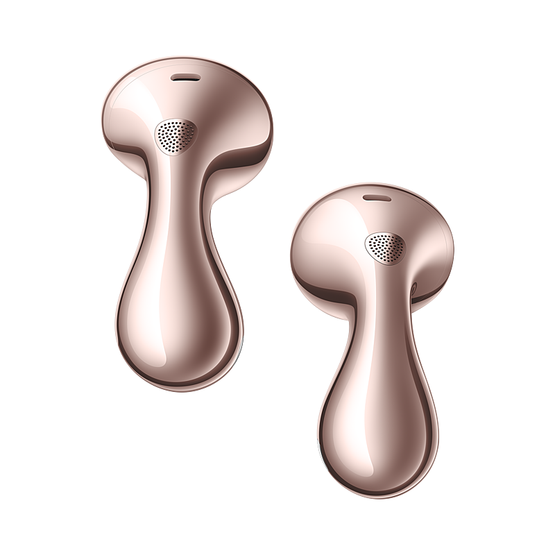 سماعة لاسلكية  FreeBuds 6 من Huawei مفتوحة التصميم بخواص إلغاء الضوضاء النشطة | وردي ذهبي