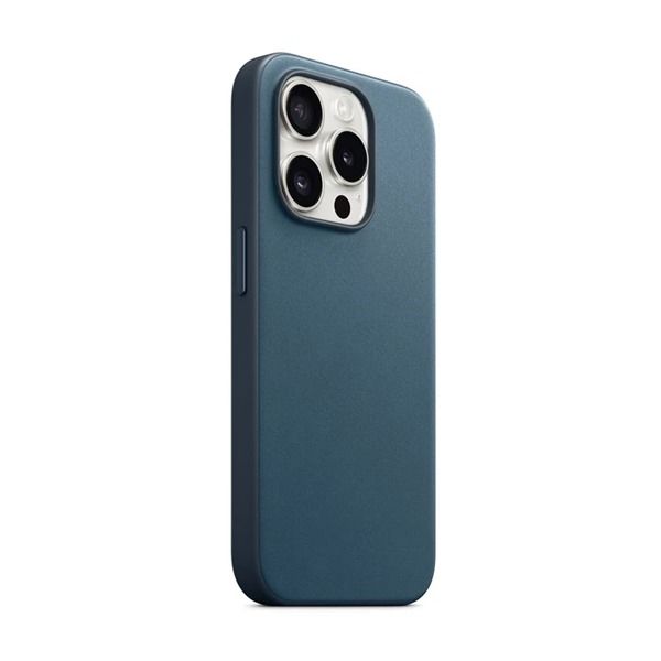 Asli Global iPhone 15 Pro Max Silky Fabric MagٍٍٍSafe Cover Blue | 801290