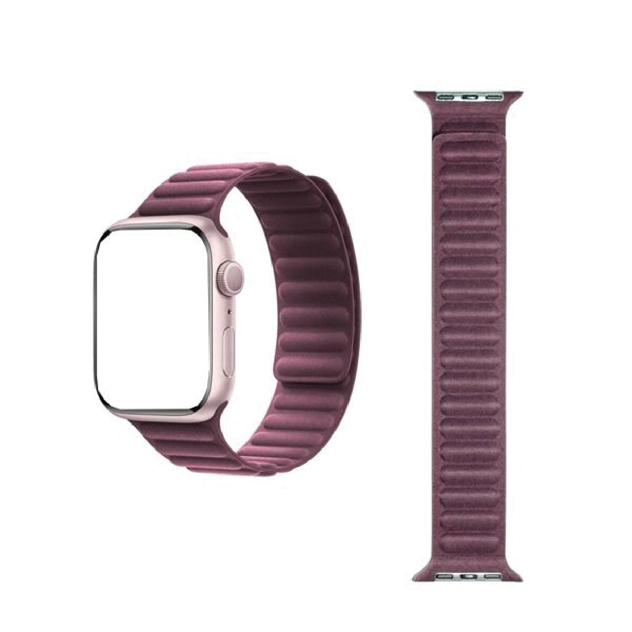 Asli Global Fine Woven Magnetic Band For Apple Watch 45/49mm | Red