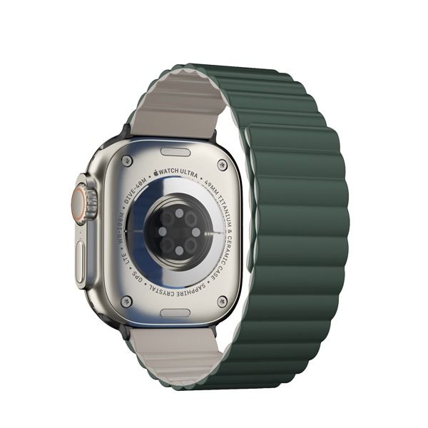 Asli Global Magnetic Band Dual Color For Watch 45/49mm Gray Dark Green | 804857