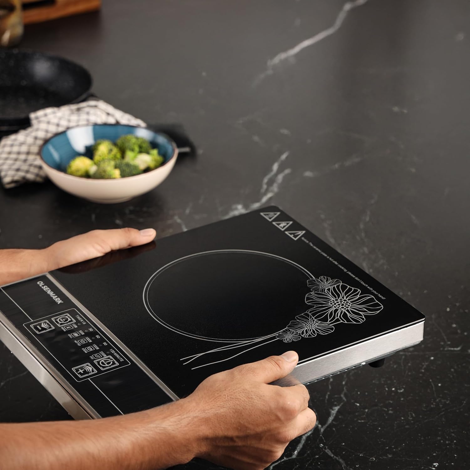 Olsenmark Infrared Cooker – Electric Infrared Glass Ceramic Cooker, Portable, Safe & Reliable