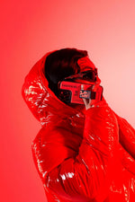 SkinArma iPhone 15 Pro Spunk MagSafe + Grip-Stand Case | Orange