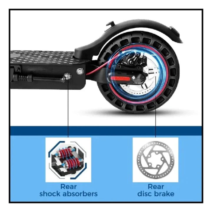 Zwheel E9Pro Foldable Electric Scooter, Max Speed 30 Km, Wheel Size 8.5