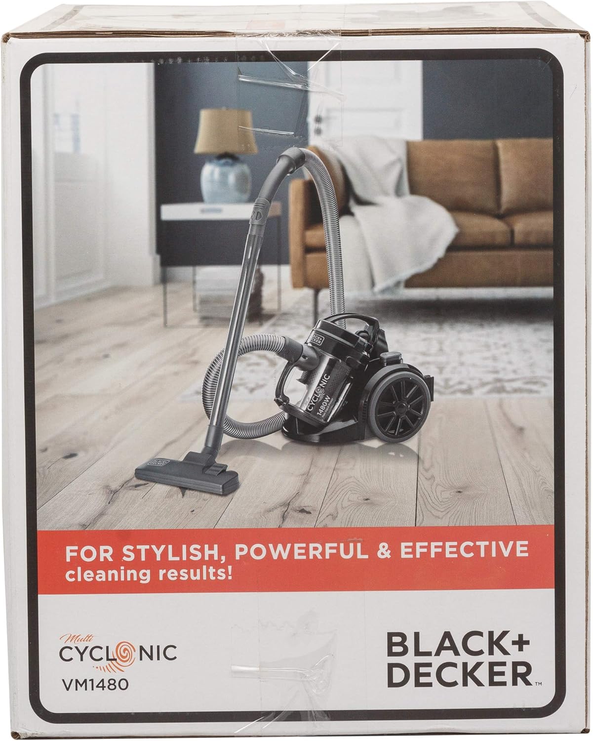 مكنسة كهربائية Black & Decker بقوة 1400 واط بدون كيس | أسود