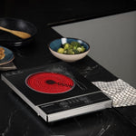 Olsenmark Infrared Cooker – Electric Infrared Glass Ceramic Cooker, Portable, Safe & Reliable