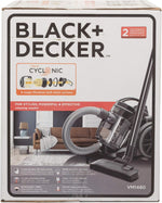 مكنسة كهربائية Black & Decker بقوة 1400 واط بدون كيس | أسود