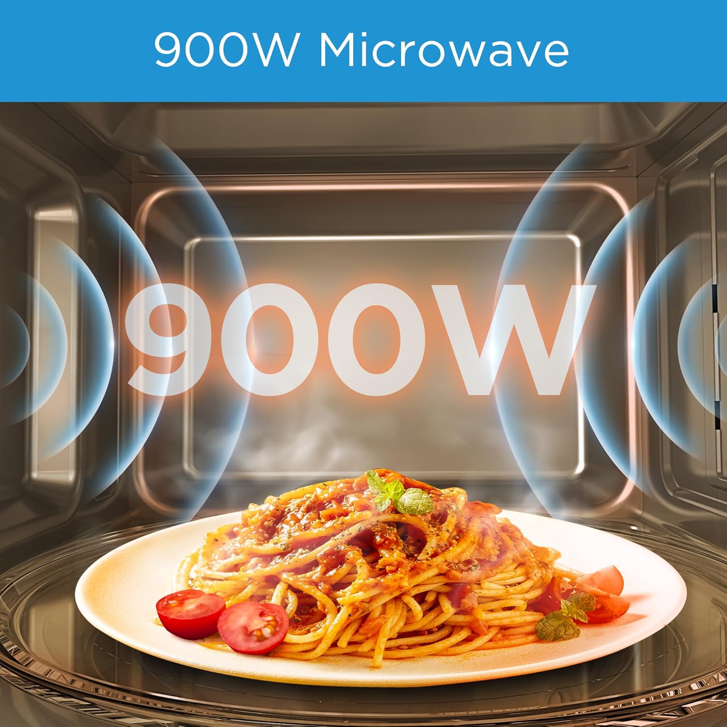 Midea 25L Microwave – Digital Control, 900W, Grill, Child Lock, +30s Start