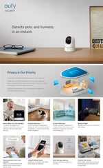 Eufy Security 2K Resoulution And On-device AI - White (T8410223)