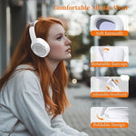 FingerTime Wireless Active Noise Cancelling HeadPhone | Sky Blue