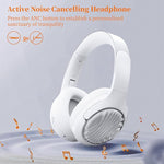 FingerTime Wireless Active Noise Cancelling HeadPhone | Sky Blue