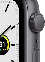 Apple Watch SE GPS + Cellular, 44mm Space Grey Aluminium Case with Midnight Sport Band - Regular