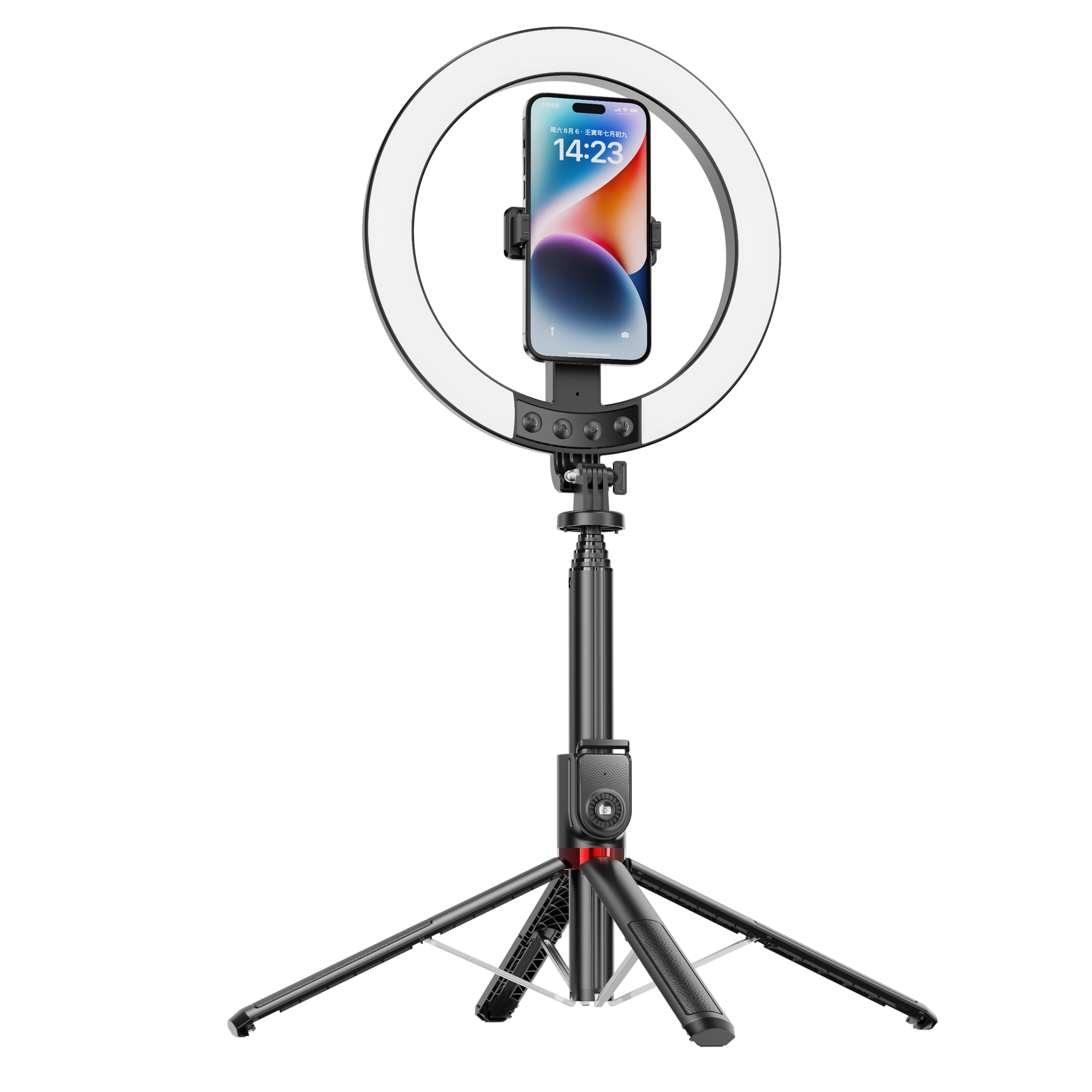 مجموعة إضاءة حلقة سيلفي Vlog Lumexpod من ليزل مقاس 10 بوصة مع جهاز تحكم عن بعد