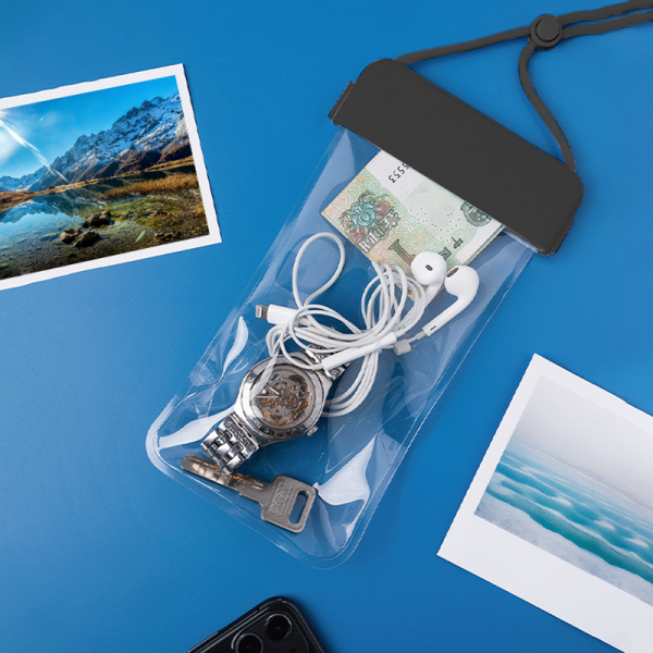 Wiwu Aqua WaterProof Bag Protection For Smartphones Electronics - Black (404129)