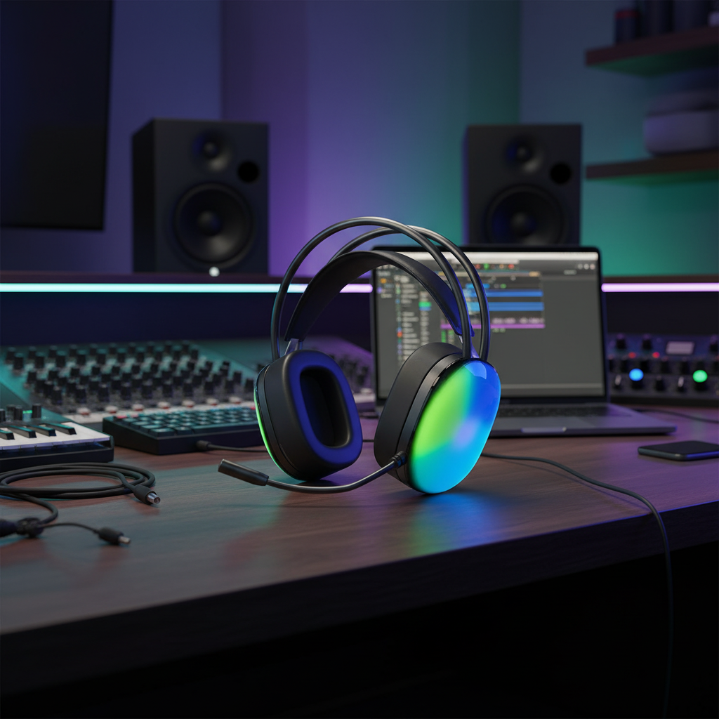 Asli Global EvoX G5 Ultimate Sound Over-Ear Wired Headphone | Black