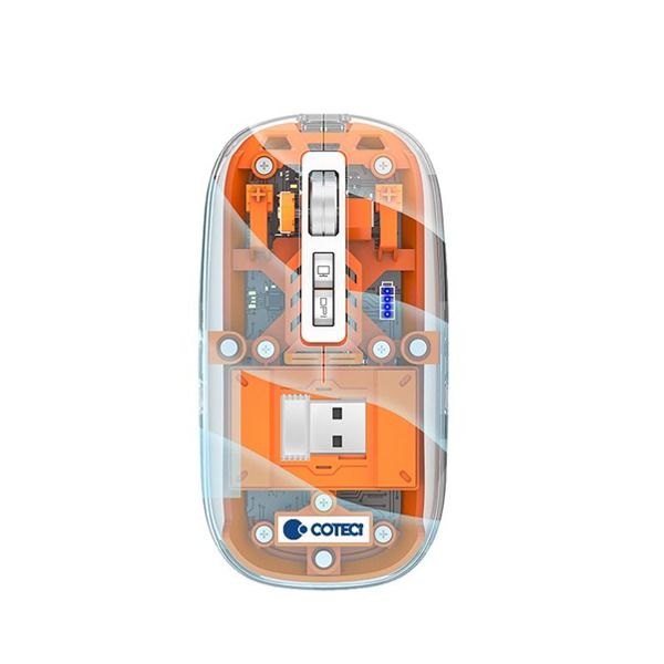 Coteci Magic Crystal II Three Mode Mouse Orange (84015-OR)