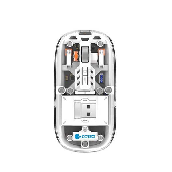 Coteci Magic Crystal II Three Mode Mouse White (84015-WH)