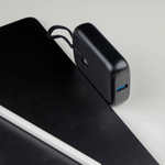 LZEL PrimeBrio Neo 10K Mini Power Bank 22.5W – 10000mAh, Detachable Type-C Cable