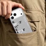 aslitec Geomag Coordinate Sophisticared Leather Magsafe Case With Coordinate Design Case For iPhone 18 Pro