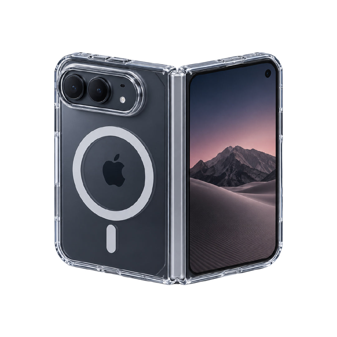 كڤر حماية MACHINO MagSafe لهاتف   iPhone Duo | شفاف
