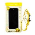 حقيبة هاتف BDUCK مقاومة للماء ومضادة للمطر والغوص والسباحة حافظة هاتف محكمة الغلق | أصفر