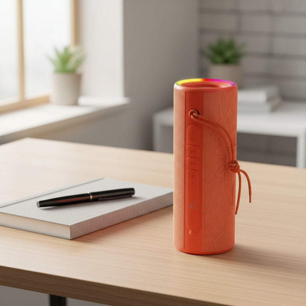 Asli Global Soundwave Pro True Wireless Speaker | Vitality Orange