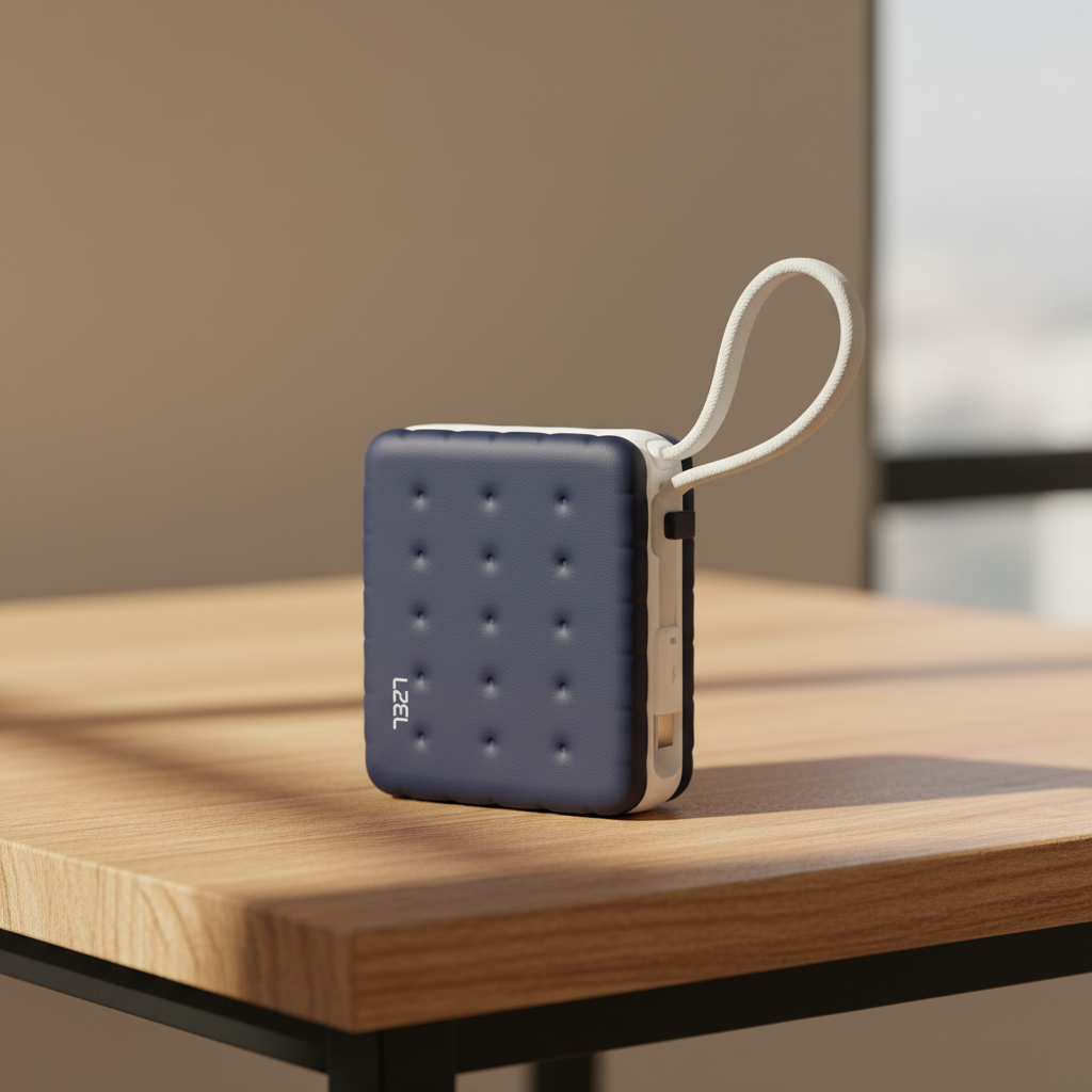 LZEL ZenoFlex MaxLux Mini 10000mAh PD Power Bank – 20W Output / 18W Input (15W Wireless)