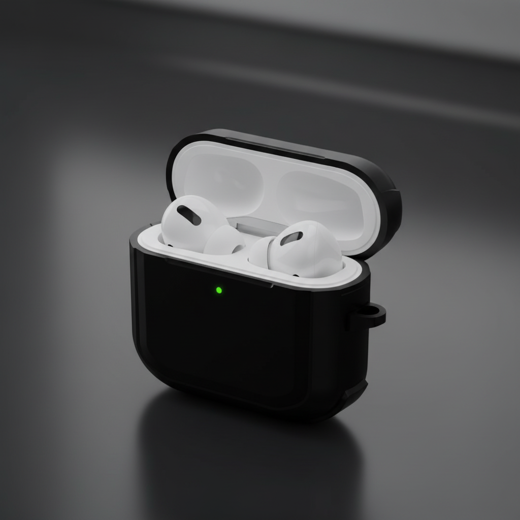 LZEL Airpods 4 Aurum Guard Max Hard PC+TPU Case | Black