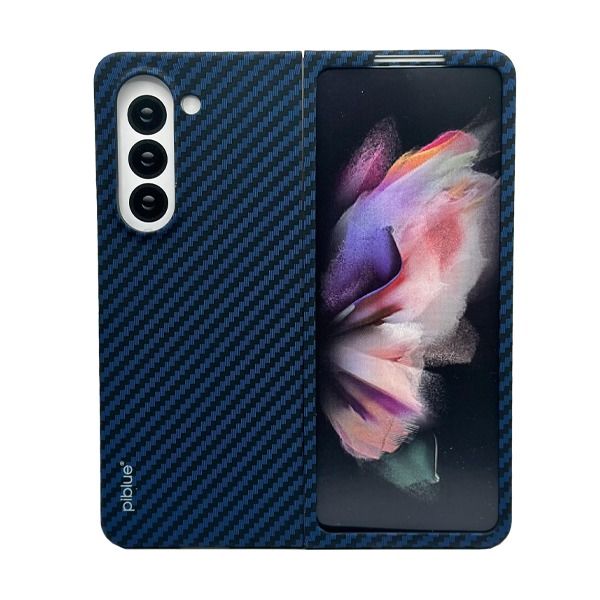 كڤر حماية Piblue لهاتف Samsung Z Fold 5 | أزرق كربوني