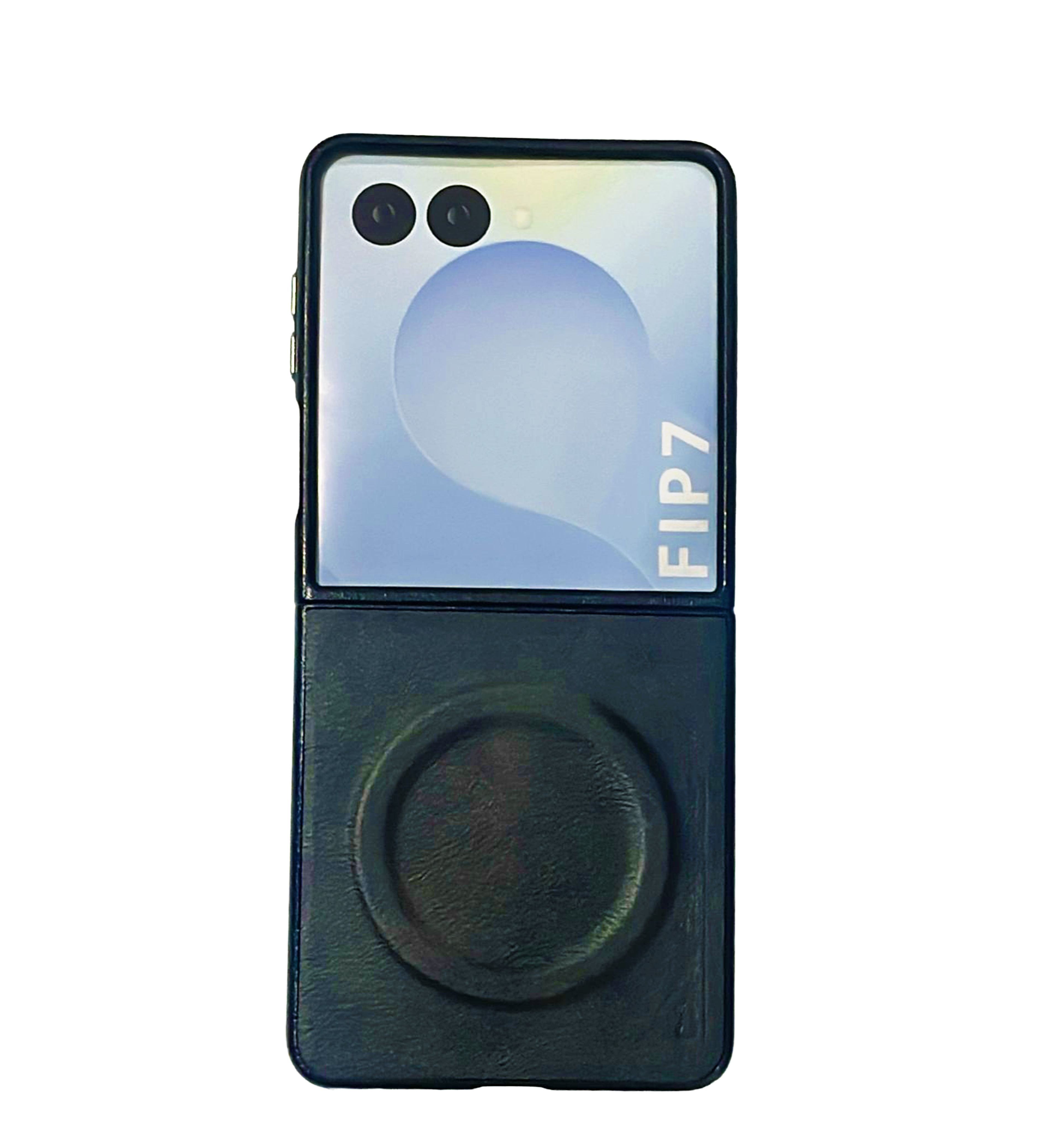 Coblue Premium Leather Magnetic Case – Samsung Galaxy Z Flip 7 | Black