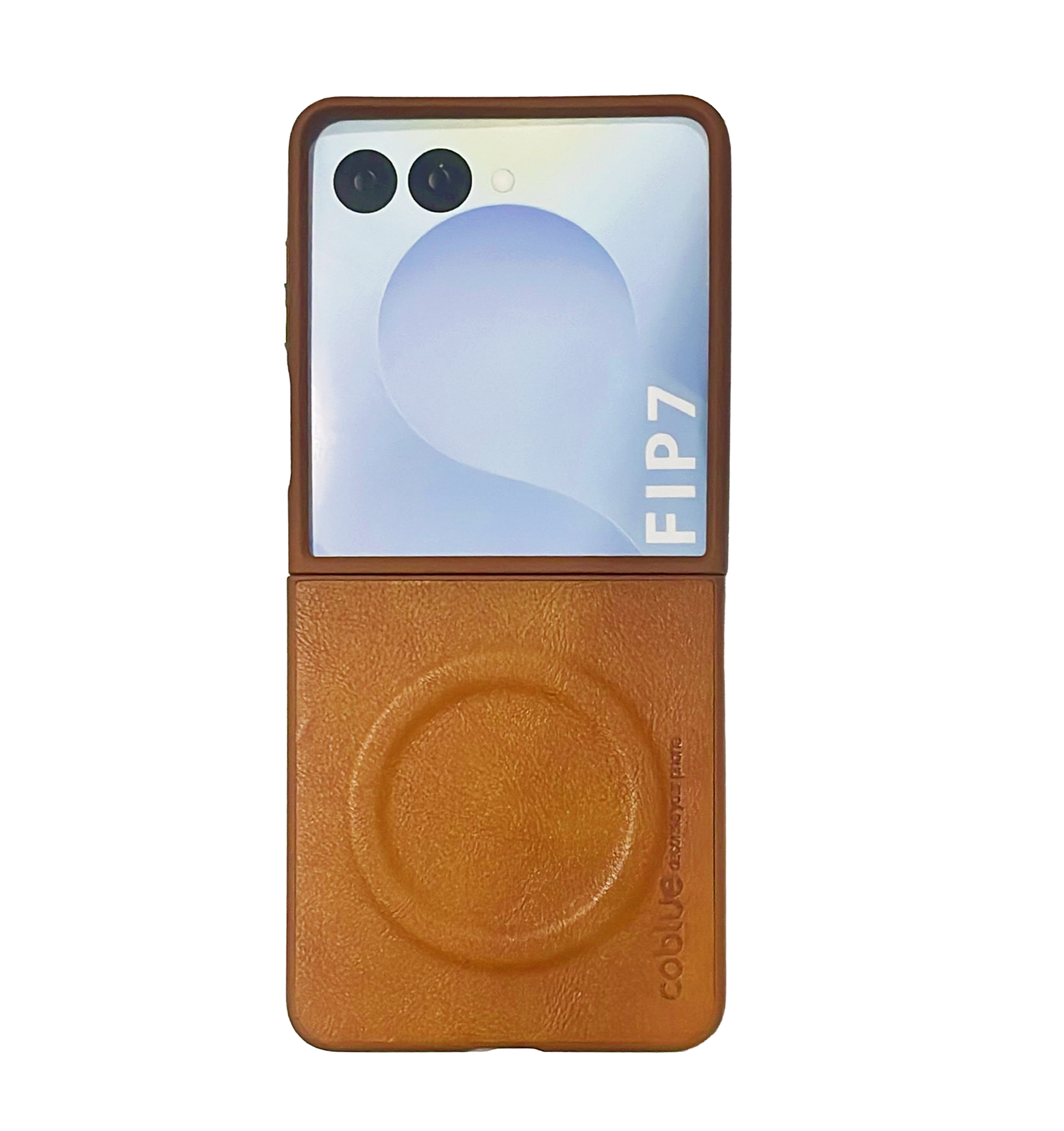 كڤر حماية Coblue المغناطيسي الفاخر – Samsung Galaxy Z Flip 7 | بني