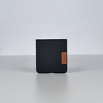 Coblue Leather Grain Drop-Proof Case for Samsung Galaxy Z Flip 7 | Black