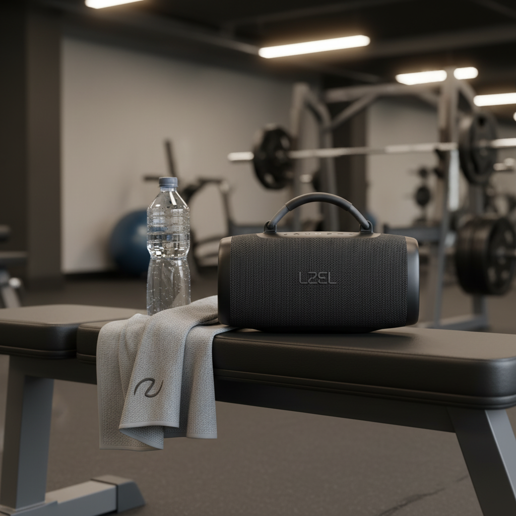 LZEL Aquilasonus Max Portable Waterproof Bluetooth Speaker With RGB Lights | Black