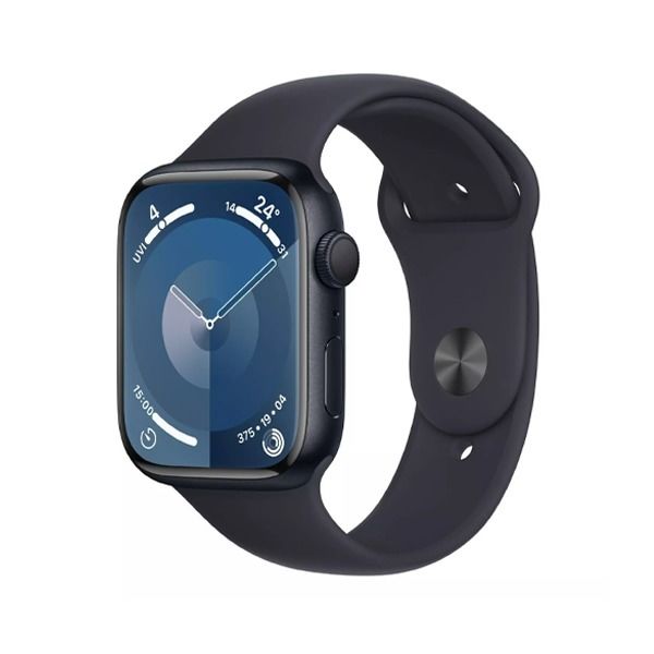 ساعة ابل S9 45 ملم GPS Midnight Sport Band S/M | MR993