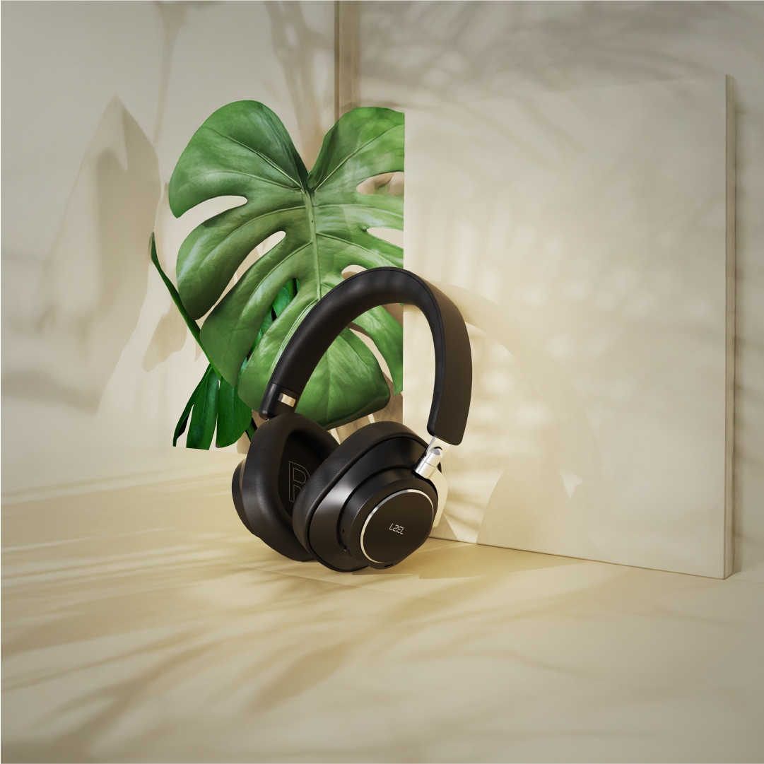 LZEL Sonicflow Series High-Fidelity Wireless Stereo Headphones | Black