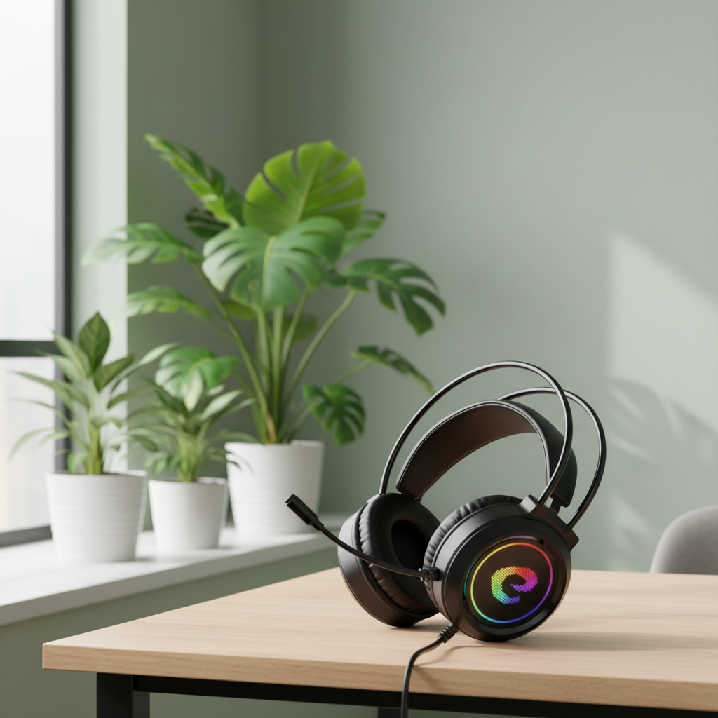 Batxellent Gaming Headphones With 3.5mm Jack | Black