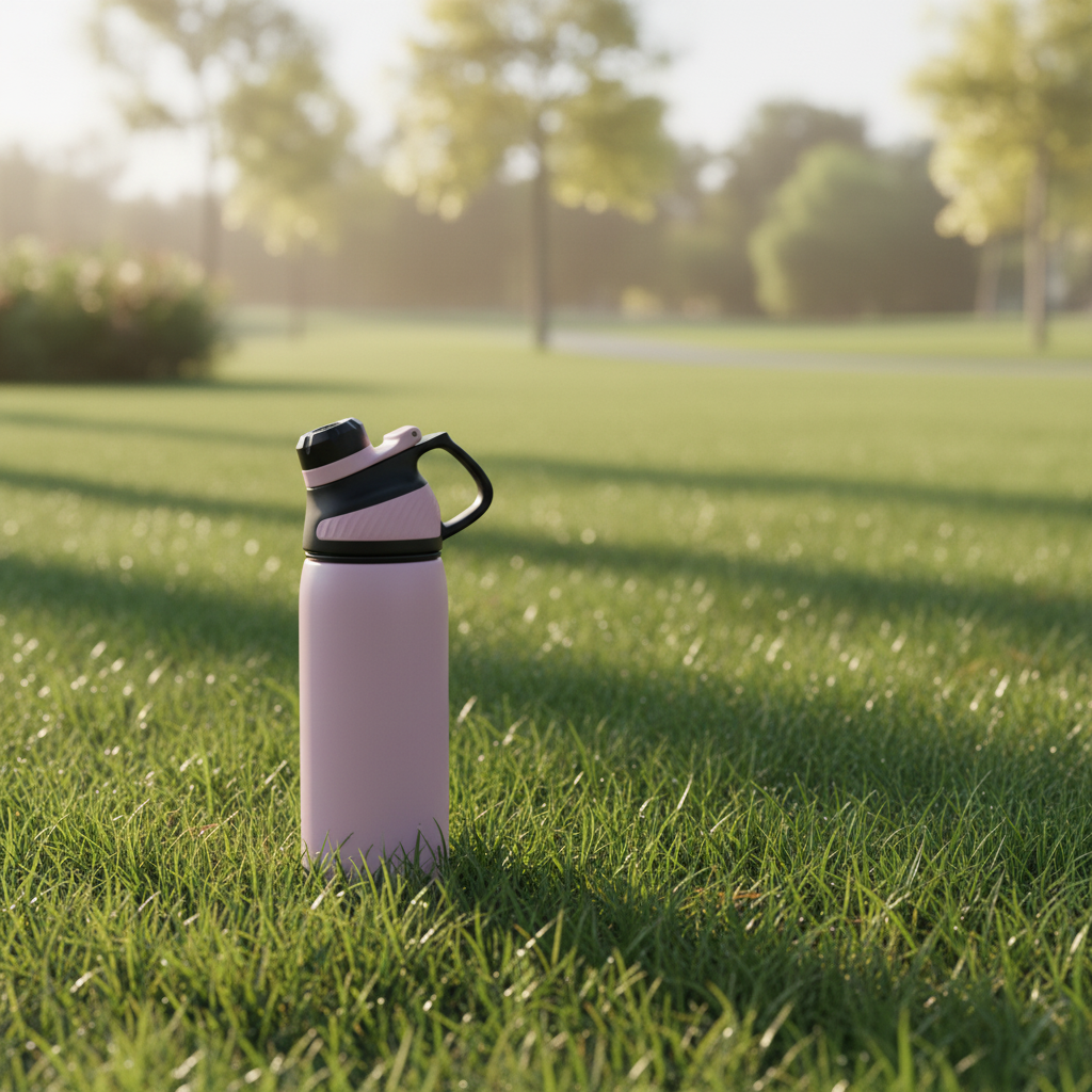 Asli Global 600ml Stainless Steel Metal Canteen for Travel Water Bottle | Pink