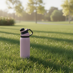 Asli Global 600ml Stainless Steel Metal Canteen for Travel Water Bottle | Pink