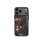 aslitec Geomag Armor Metal Accents Magsafe Case Wit Coordinates Design Case For iPhone 18 Pro